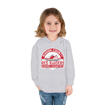 Toddler Hoodie Sweatshirt \ Marion County Red Raiders Cross-Country \ MCCC1