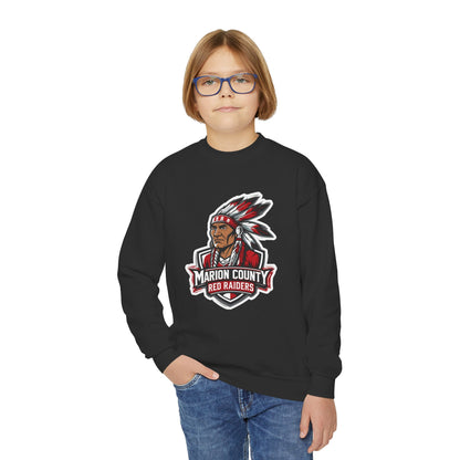 Youth Crewneck Sweatshirt \ Marion County Red Raiders \ MC2