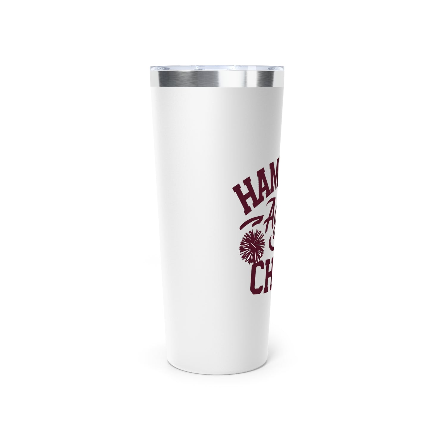 22oz Copper Insulated Tumbler \ Hamilton Aggies Cheer \ HAC2