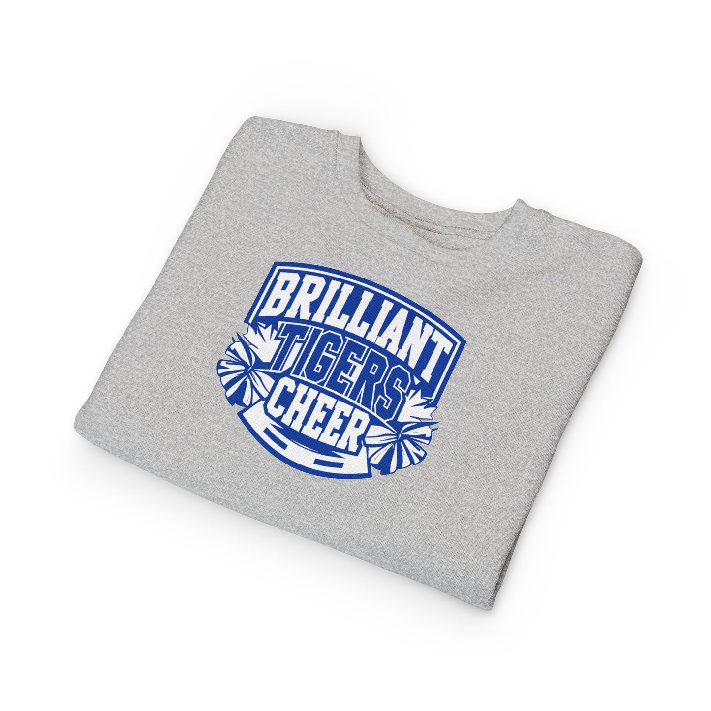 Toddler Crewneck Sweatshirt \ Brilliant Tigers Cheer \ BTC1
