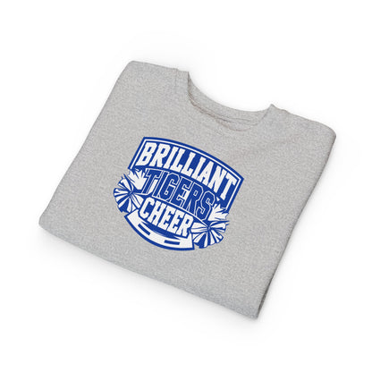 Toddler Crewneck Sweatshirt \ Brilliant Tigers Cheer \ BTC1