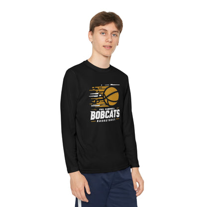 Youth Long Sleeve Tee \ Phil Campbell Bobcats Basketball \ PCBBK2