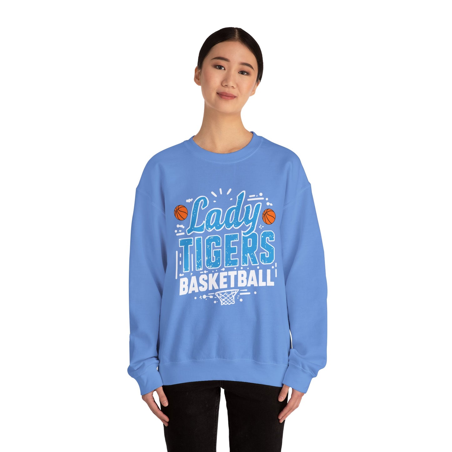 Adult Crewneck Sweatshirt \ Brilliant Tigers Basketball \ BTBKG1