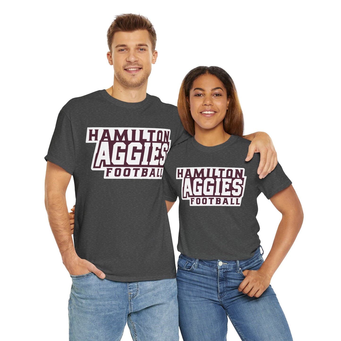 Adult Tee \ Hamilton Aggies Football \ HAF1