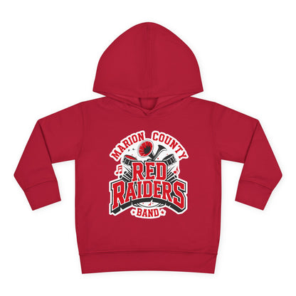 Toddler Hoodie Sweatshirt \ Marion County Red Raiders Band \ MCB2