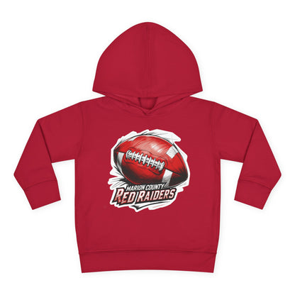 Toddler  Hoodie Sweatshirt \ Marion County Red Raiders Football \ MCF1
