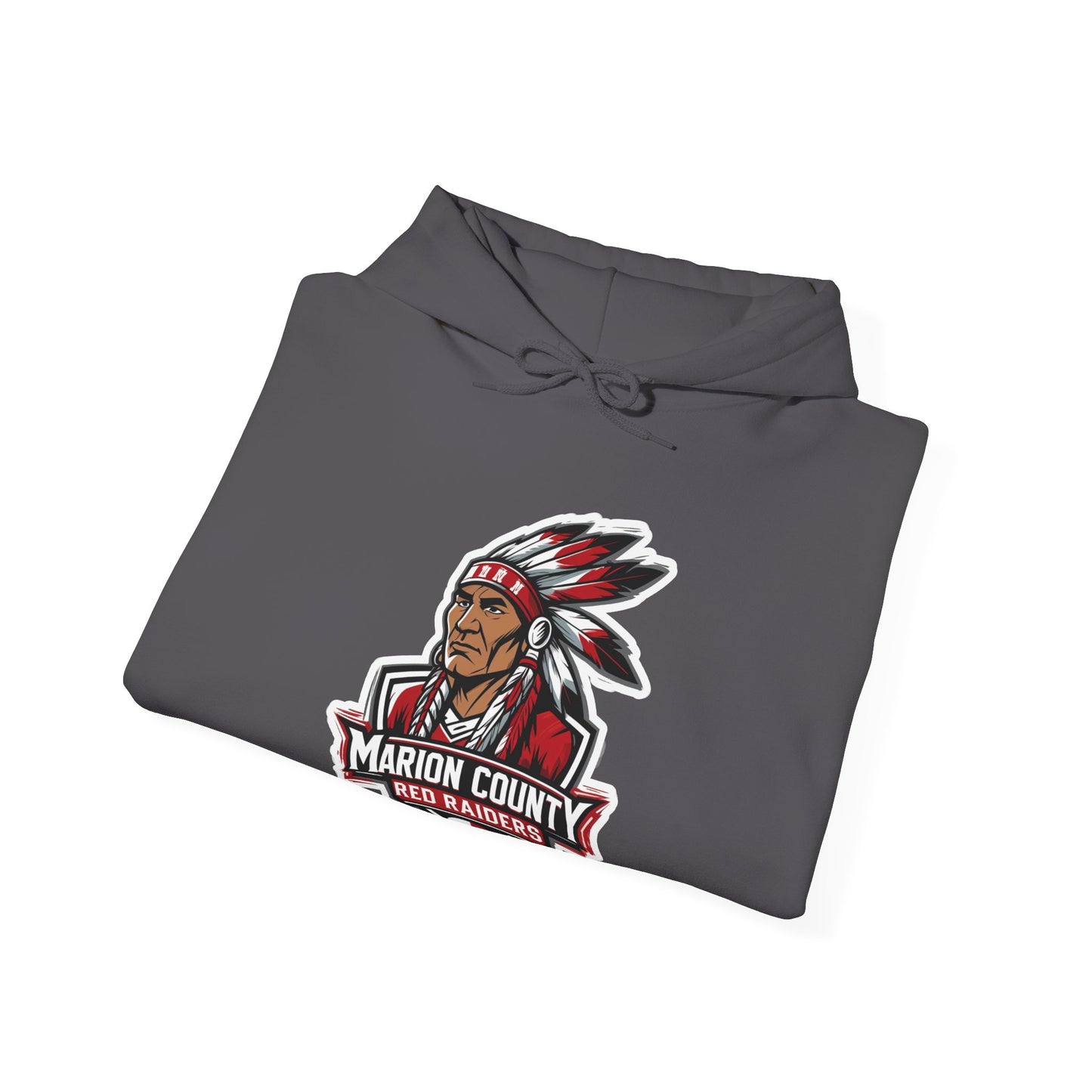 Adult Hooded Sweatshirt \ Marion County Red Raiders \ MC2