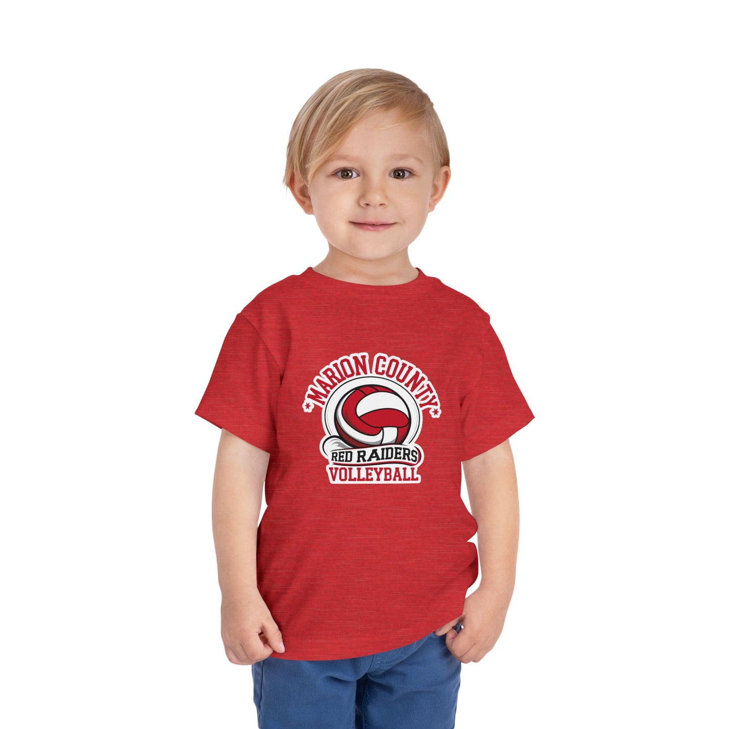 Toddler Tee \ Marion County Red Raiders Volleyball \ MCV1