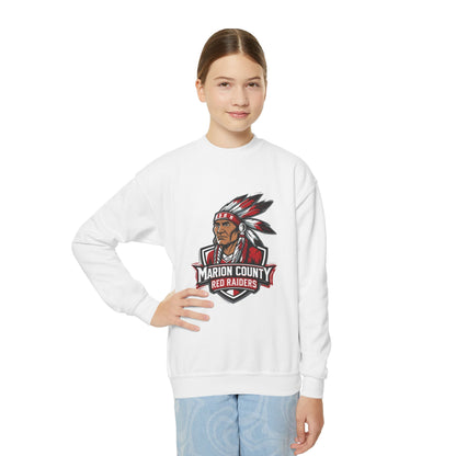 Youth Crewneck Sweatshirt \ Marion County Red Raiders \ MC2