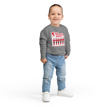 Toddler Crewneck Sweatshirt \ Marion County Red Raiders Band \ MCB1