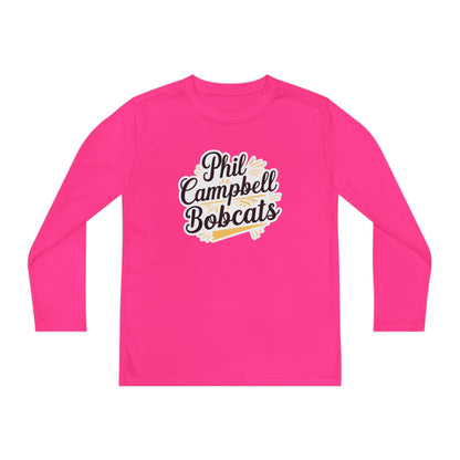 Youth Long Sleeve Tee \ Phil Campbell Bobcats \ PCBG2