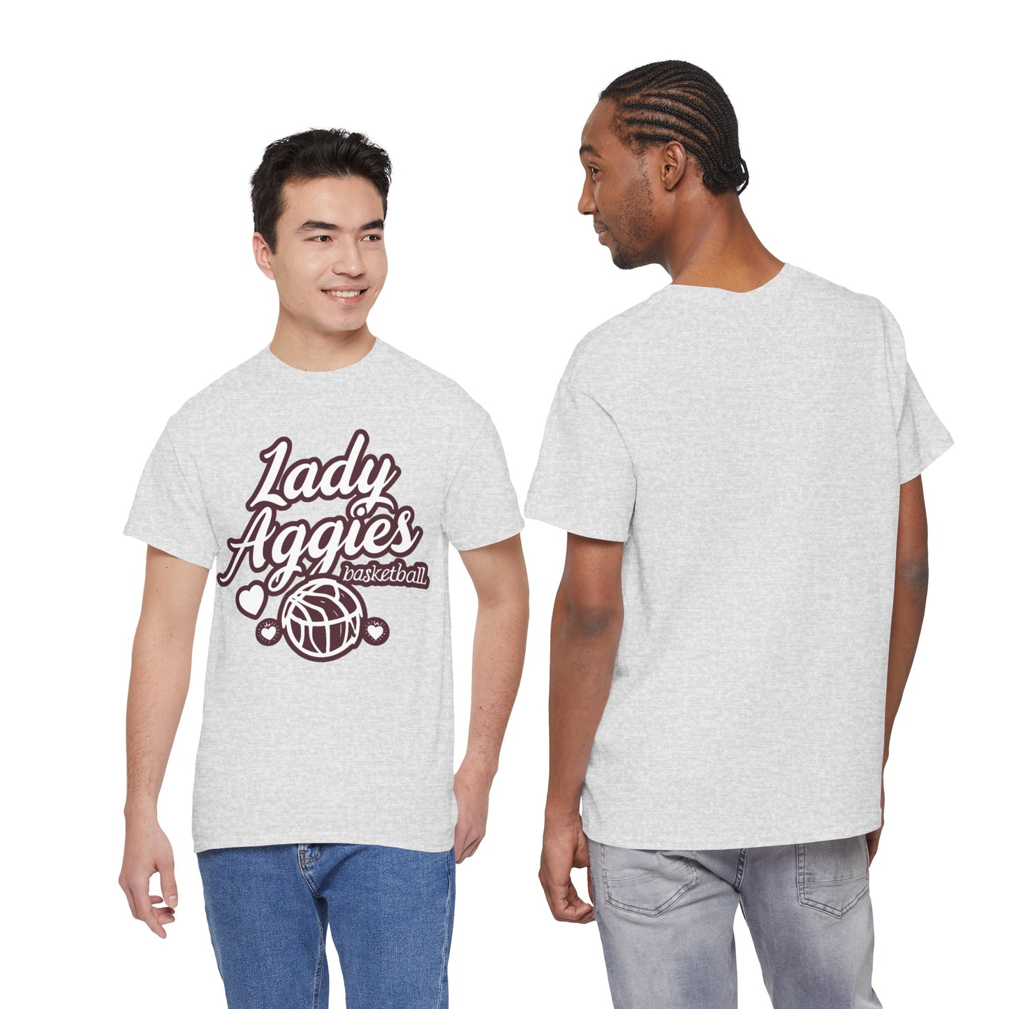 Adult Tee \ Hamilton Aggies Basketball \ HABKG2