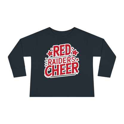 Toddler Long Sleeve Shirt \ Marion County Red Raiders Cheer \ MCC2