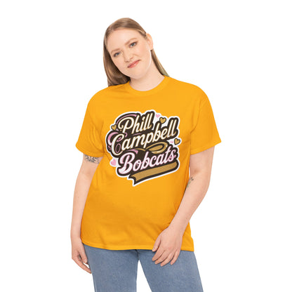 Adult Tee \ Phill Campbell Bobcats \ PCBG1
