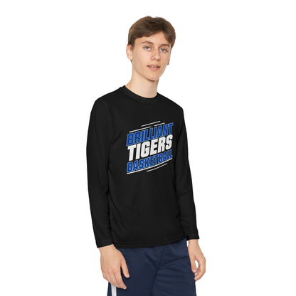 Youth Long Sleeve Tee \ Brilliant Tigers Basketball \ BTBK2
