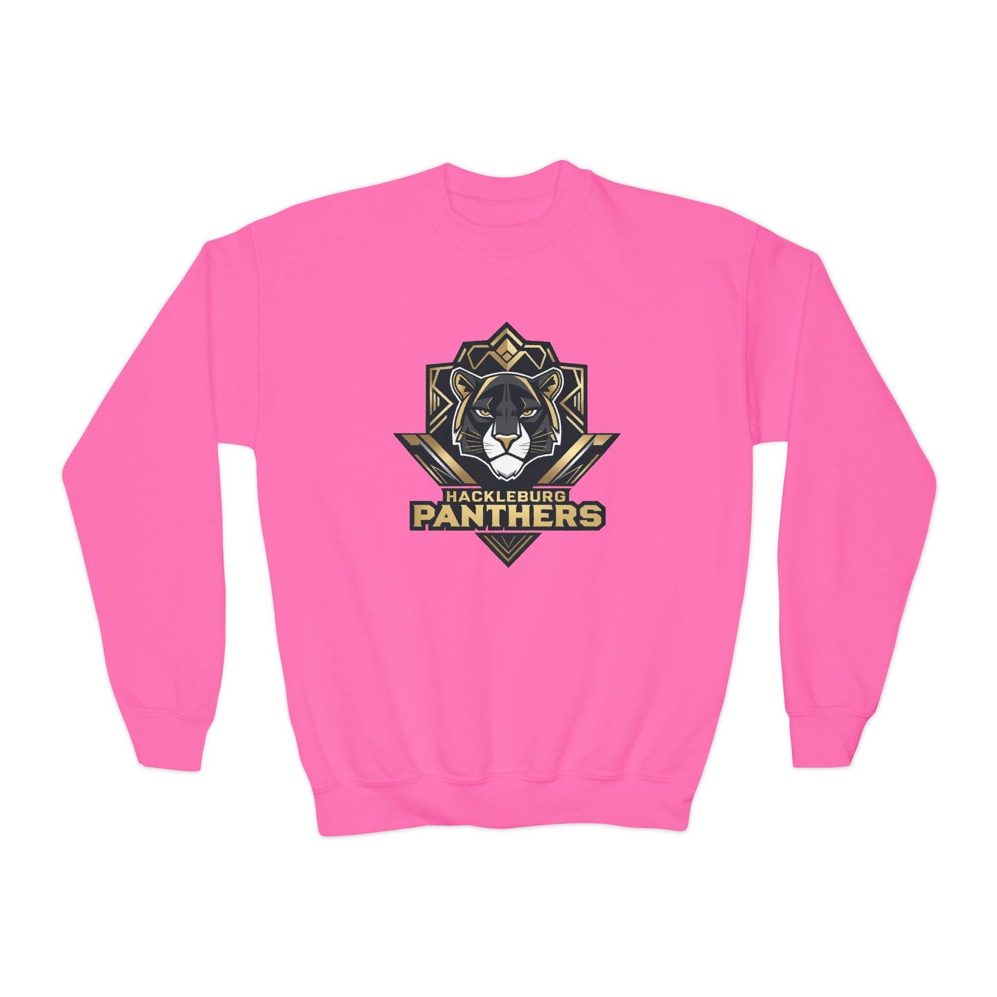 Youth Crewneck Sweatshirt \ Hackleburg Panthers \ HP1