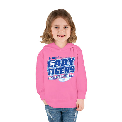 Toddler Hoodie Sweatshirt \ Brilliant Tigers Basketball \ BTBKG2
