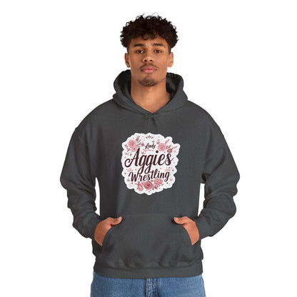 Adult Hoodie Sweatshirt \ Hamilton Aggies Wrestling \ HAWG1