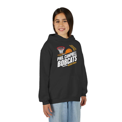 Youth Hoodie Sweatshirt \ Phil Campbell Bobcats Basketball \ PCBBK1