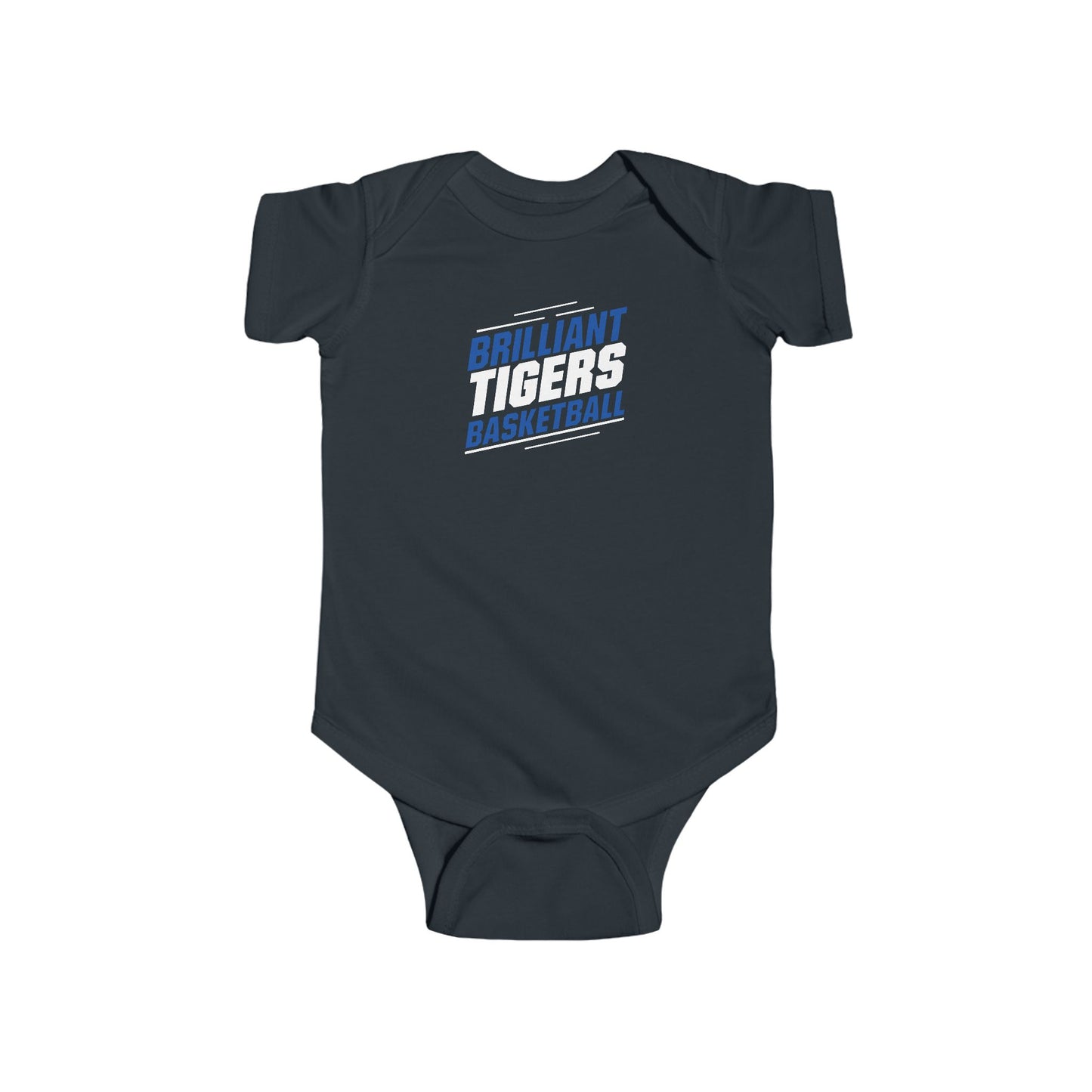Short Sleeve Baby Bodysuit \ Brilliant Tigers Basketball \ BTBK2