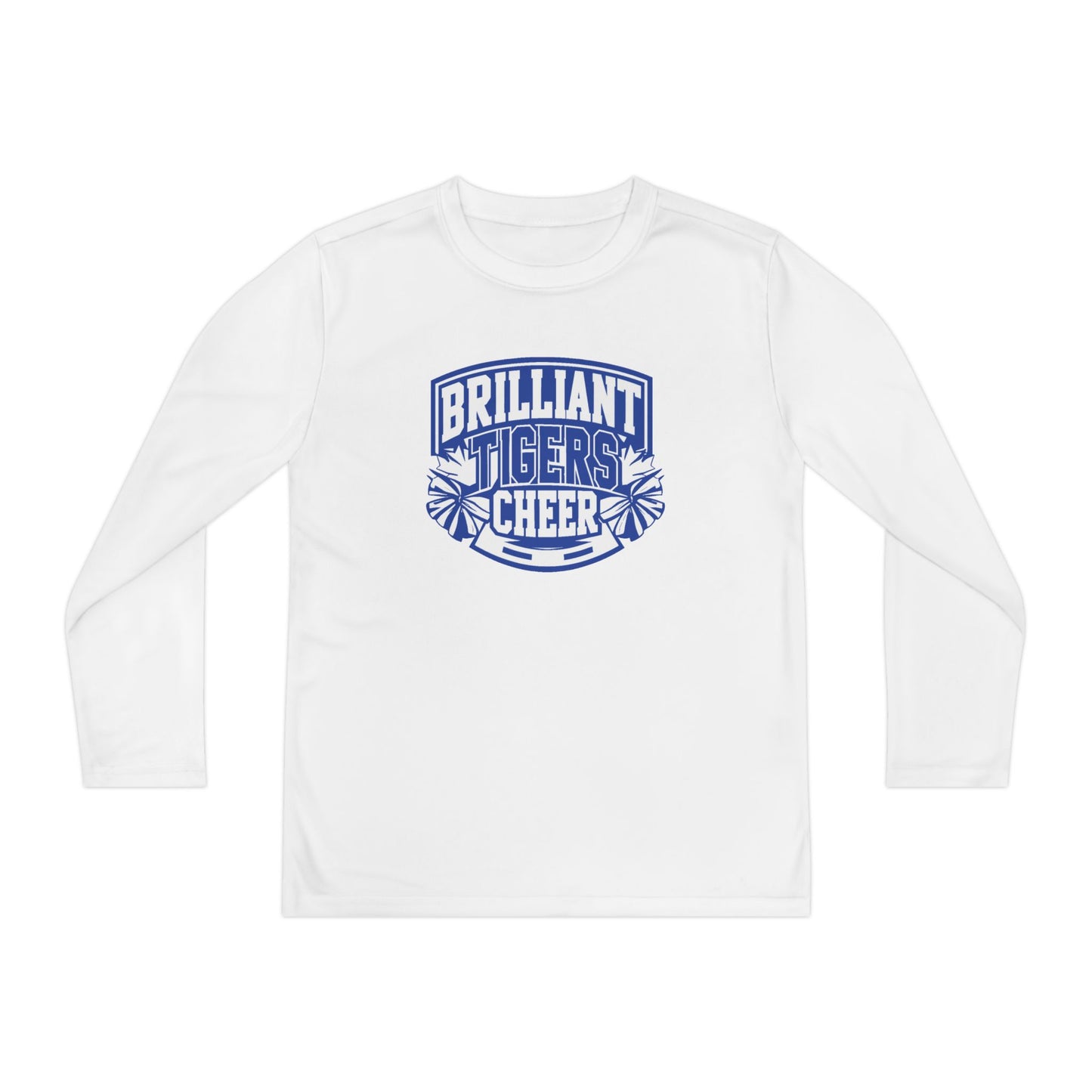 Youth Long Sleeve Tee \ Brilliant Tigers Cheer \ BTC1