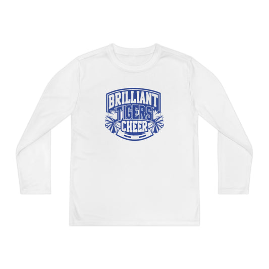 Youth Long Sleeve Tee \ Brilliant Tigers Cheer \ BTC1