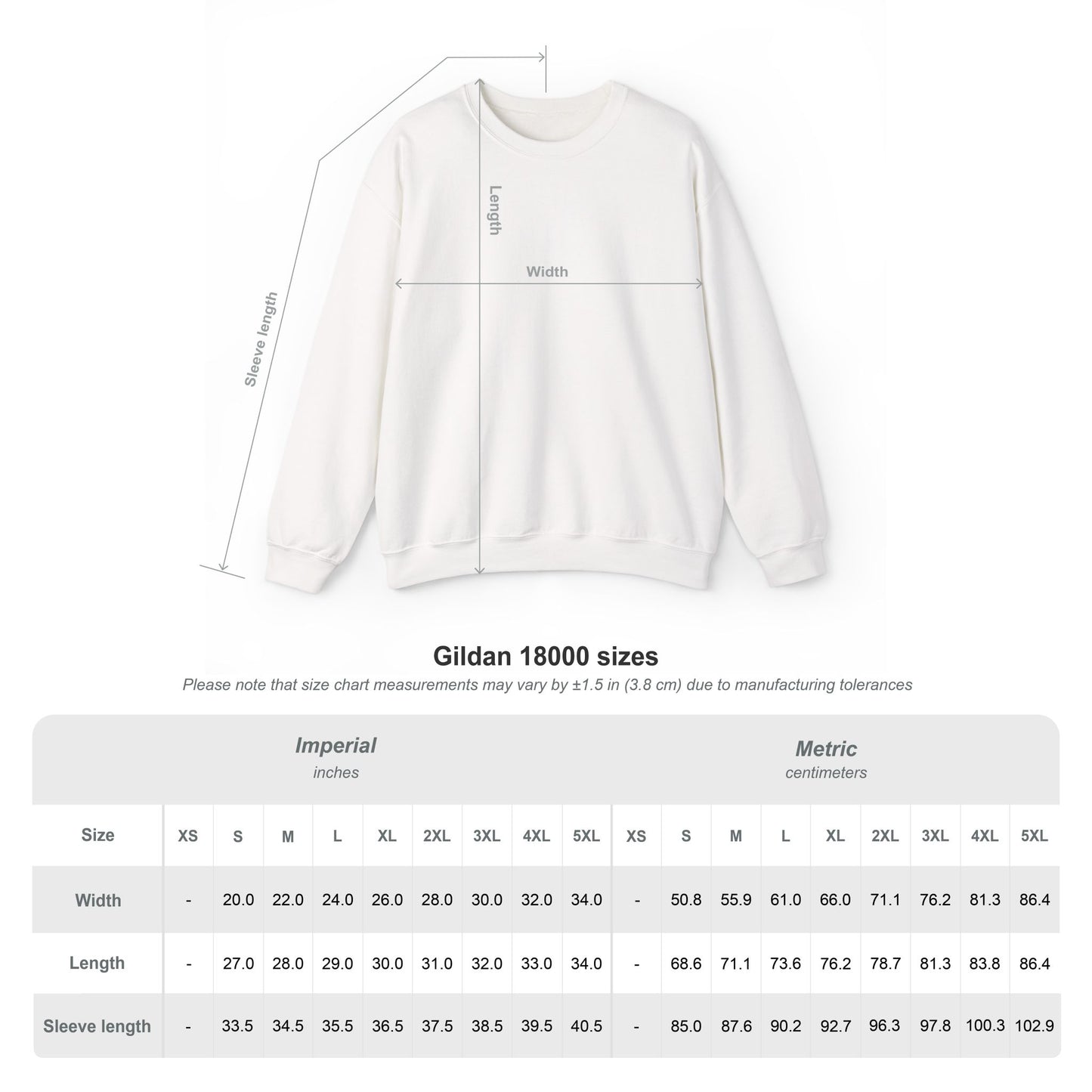Adult Crewneck Sweatshirt \ Phillip's Bears \ PBG1