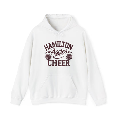 Adult Hoodie Sweatshirt \ Hamilton Aggies Cheer \ HAC2