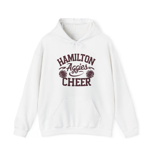 Adult Hoodie Sweatshirt \ Hamilton Aggies Cheer \ HAC2