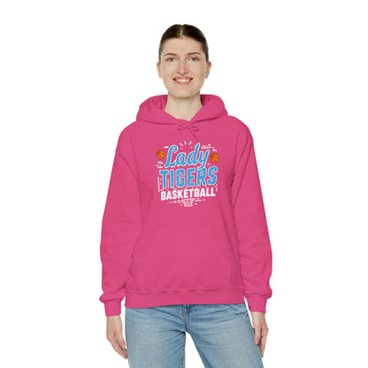 Adult Hoodie Sweatshirt \ Brilliant Tigers Basketball \ BTBKG1