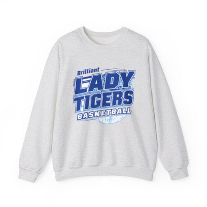 Adult Crewneck Sweatshirt \ Brilliant Tigers Basketball \ BTBKG2