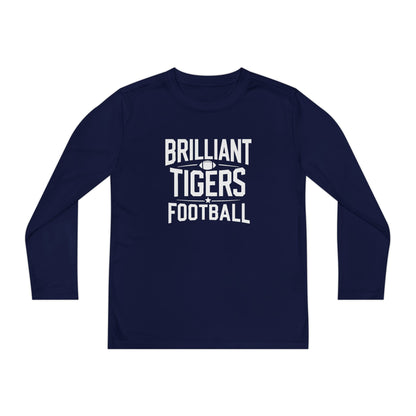 Youth Long Sleeve Tee \ Brilliant Tigers Football \ BTF1
