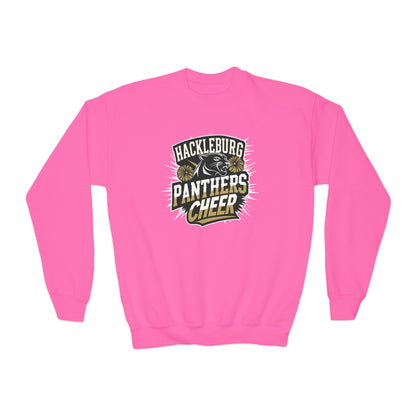 Youth Crewneck Sweatshirt \ Hackleburg Panthers Cheer \ HPC1