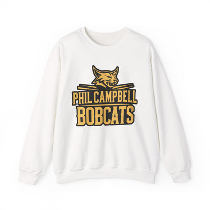 Adult Crewneck Sweatshirt \ Phil Campbell Bobcats \ PCB2