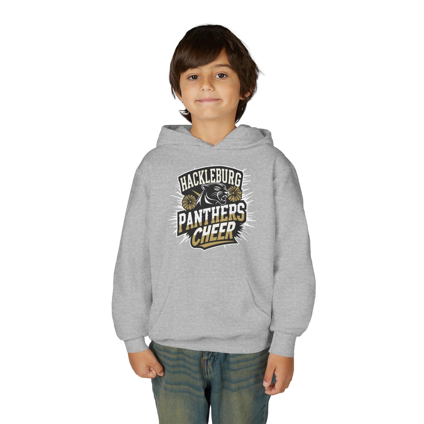 Youth Hoodie Sweatshirt \ Hackleburg Panthers Cheer \ HPC1