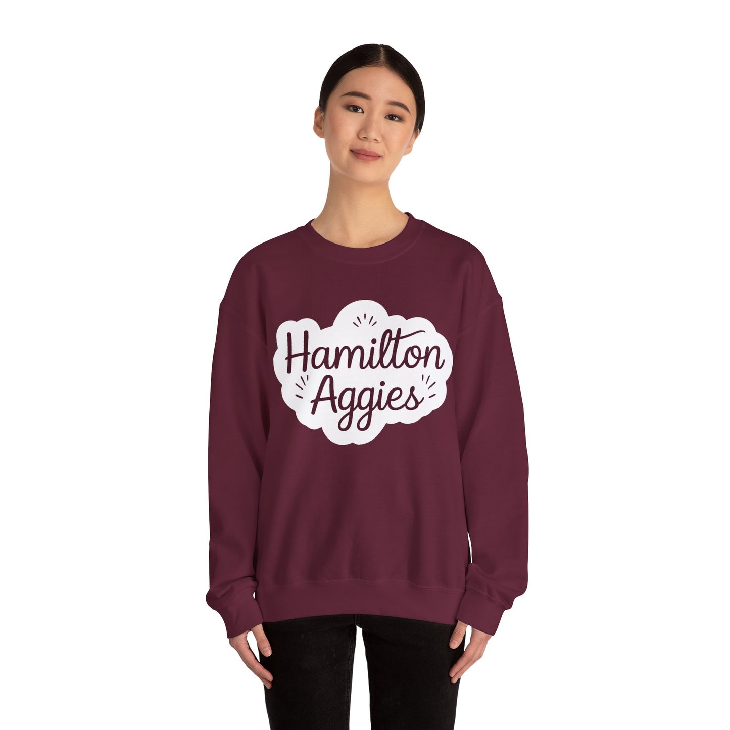 Adult Crewneck Sweatshirt \ Hamilton Aggies \ HAG1