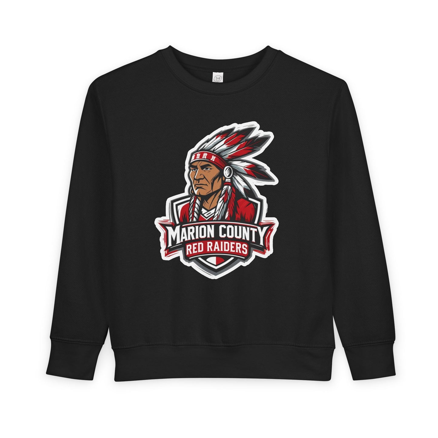 Toddler Crewneck Sweatshirt \ Marion County Red Raiders \ MC2