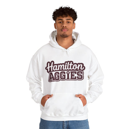 Adult Hoodie Sweatshirt \ Hamilton Aggies \ HAG2