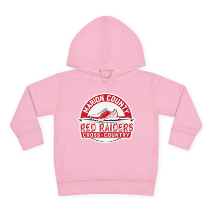 Toddler Hoodie Sweatshirt \ Marion County Red Raiders Cross-Country \ MCCC1