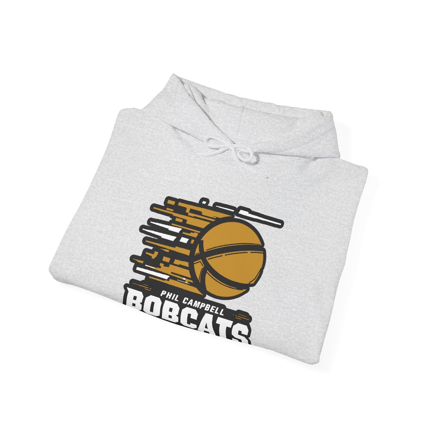 Adult Hoodie Sweatshirt \ Phil Campbell Bobcats Basketball \ PCBBK2