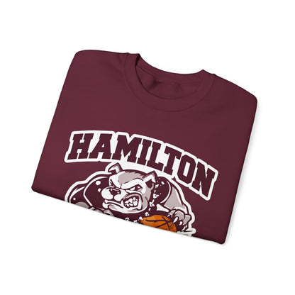 Adult Crewneck Sweatshirt \ Hamilton Aggies Basketball \ HABB1