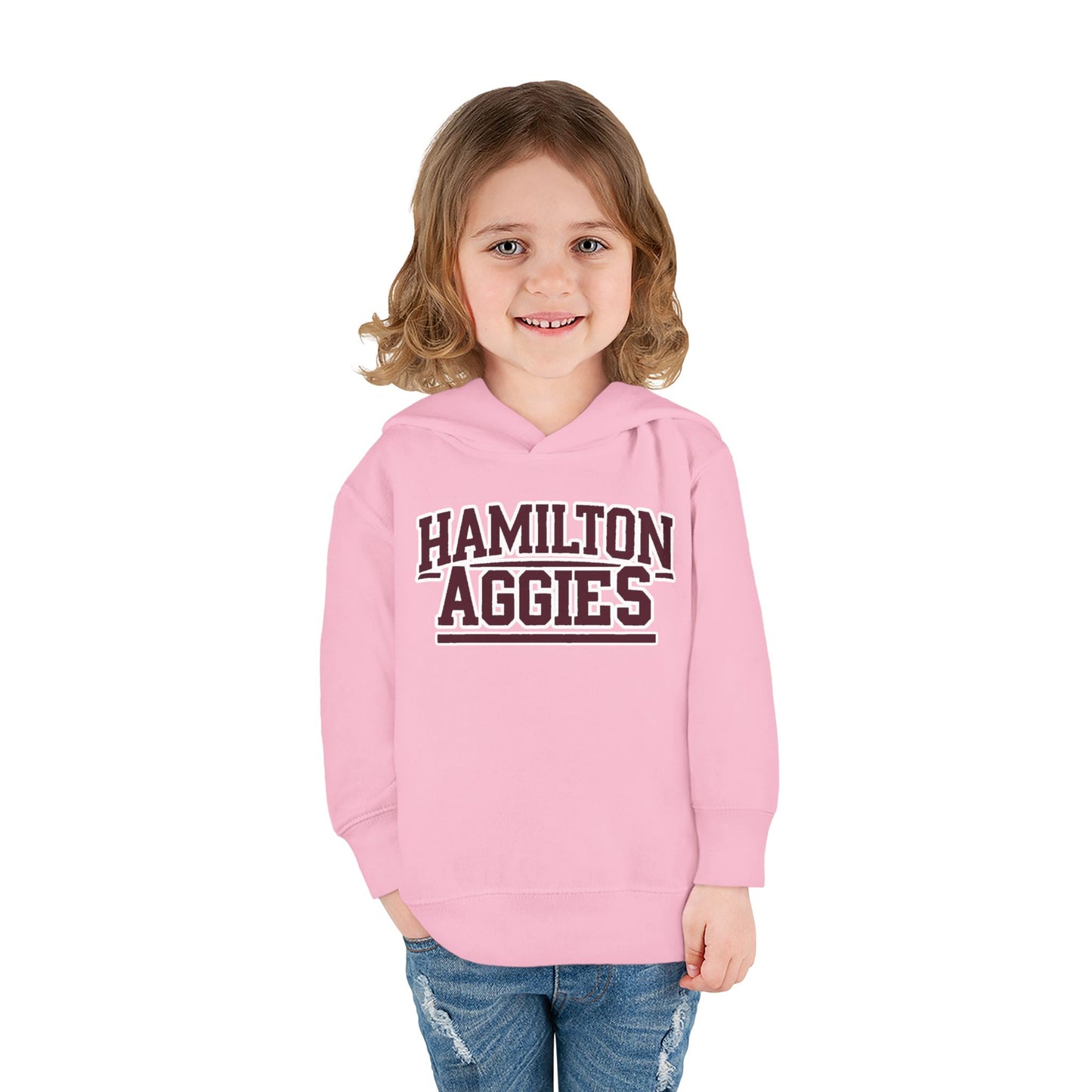 Toddler Hoodie Sweatshirt \ Hamilton Aggies \ HA2