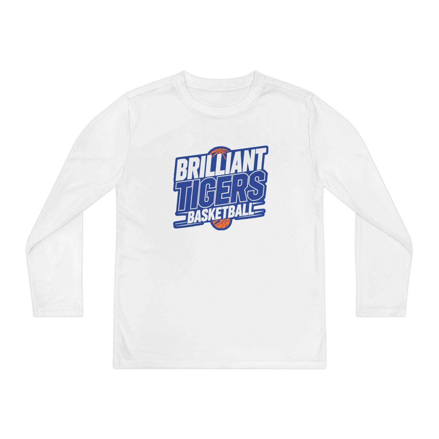 Youth Long Sleeve Tee \ Brilliant Tigers Basketball \ BTBK1