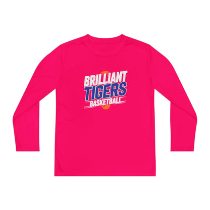 Youth Long Sleeve Tee \ Brilliant Tigers Basketball \ BTBK1