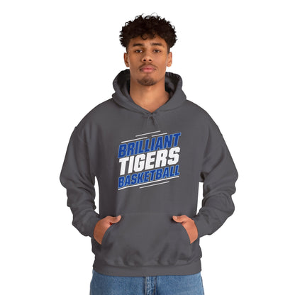 Adult Hoodie Sweatshirt \ Brilliant Tigers Basketball \ BTBK2