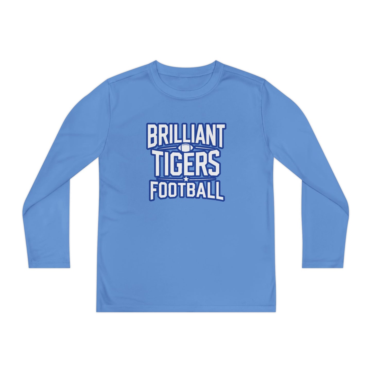 Youth Long Sleeve Tee \ Brilliant Tigers Football \ BTF1