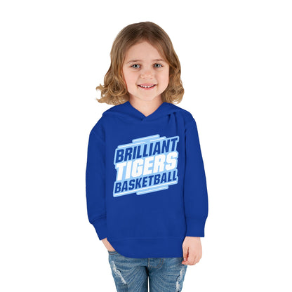 Toddler Hoodie Sweatshirt \ Brilliant Tigers Basketball \ BTBK2