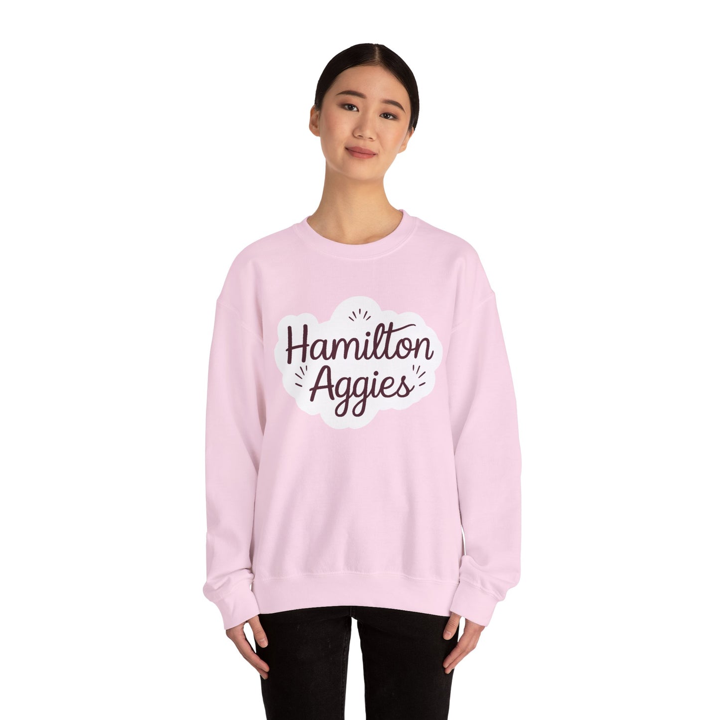 Adult Crewneck Sweatshirt \ Hamilton Aggies \ HAG1
