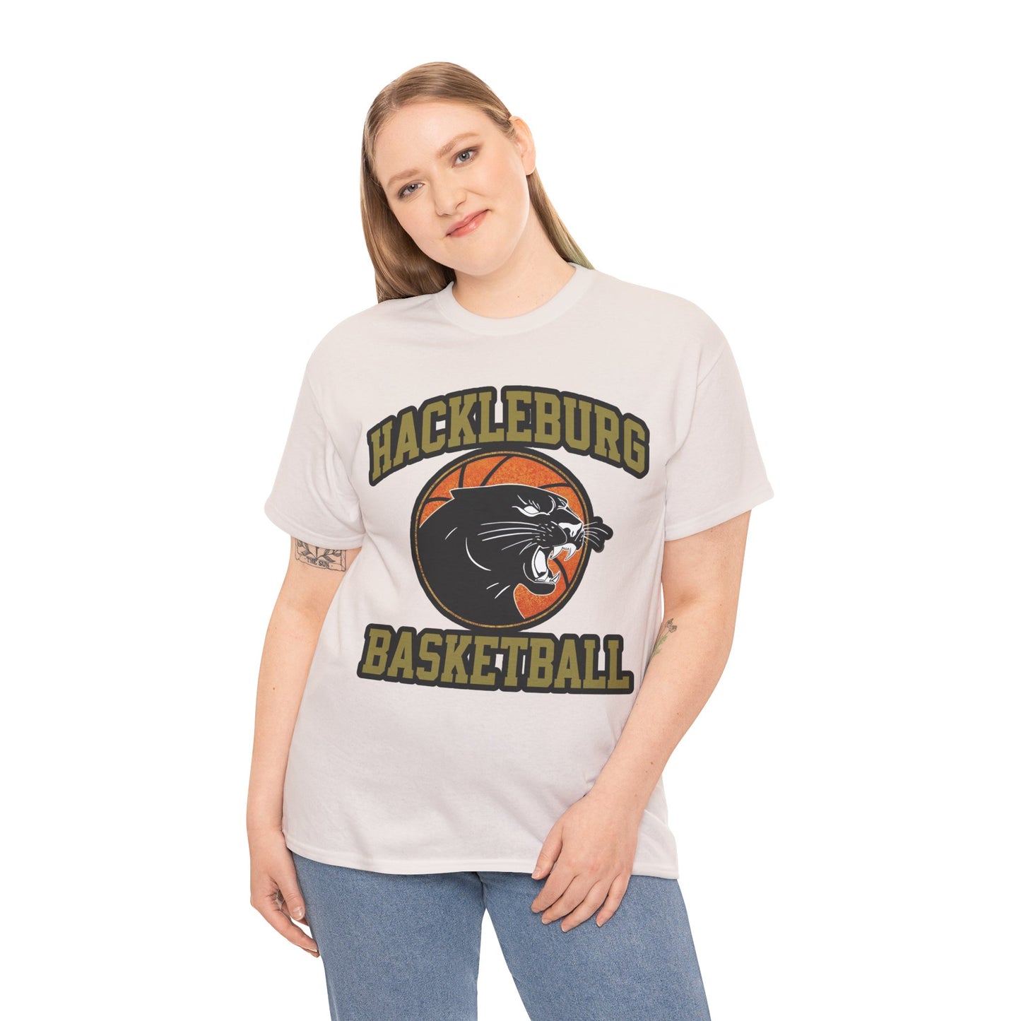 Adult Tee \ Hackleburg Panther Basketball \ HPBK1