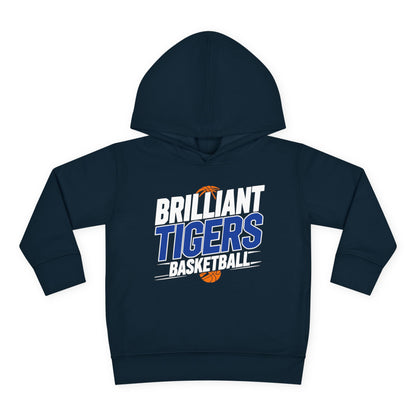 Toddler Hoodie Sweatshirt \ Brilliant Tigers Basketball \ BTBK1